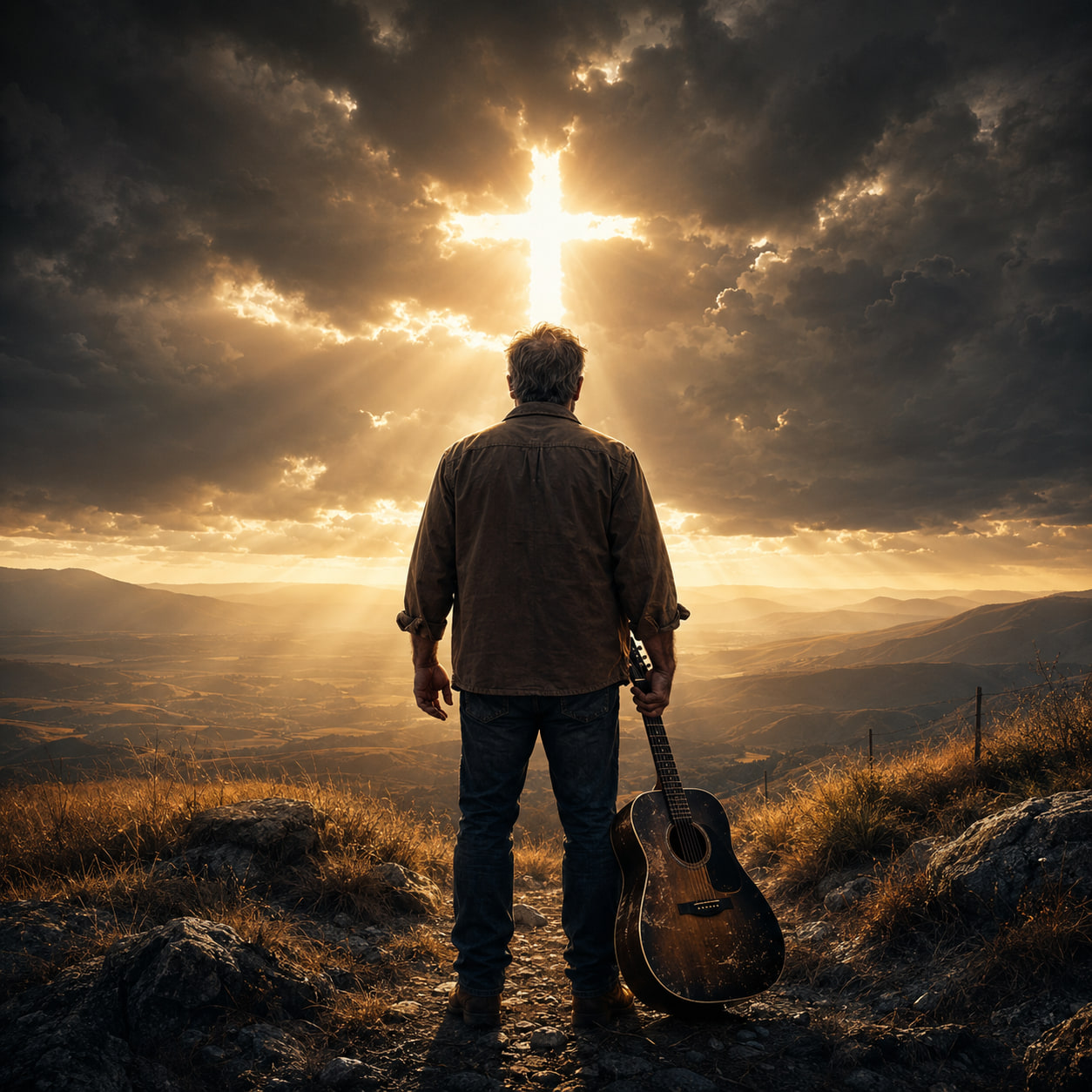 Cover artwork for Because I’m His by James R. Laudermilk